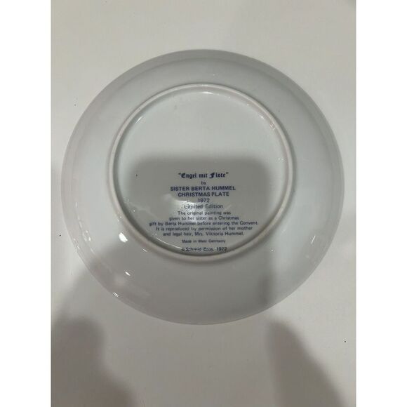 3 Limited Edition Collector plate Reproductions SCHMID BROS. BERTHA HUMMEL PLATE - Picture 5 of 10